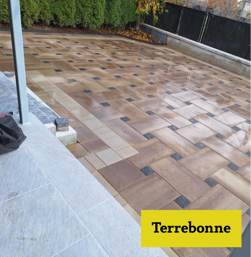 Projet pavé uni à Blainville